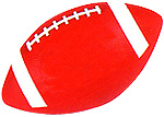 RUBBER rugby ball